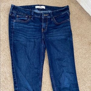 Hollister dark wash low rise jeans